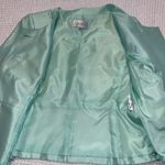 Le Suit Petite The Hamptons Mint Jacket And Skirt NWT Photo 5