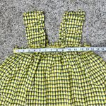 Barbour Addison Top Sunrise Yellow Check Plaid 6 NWT Smocked Gingham Square Neck Photo 8