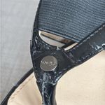 Calvin Klein  Black Patent Wedge Sandals Photo 7