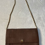 Etienne Aigner Vintage  Woven Brown Crossbody Shoulder Handbag Photo 0