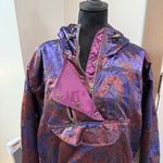 Obermeyer Vintage‎ 90's Obermyer Women's Ski Jacket Pink Red Floral Satin Windbreaker Coat Photo 1