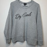 Originality Gray Dry Goods Crewneck Long Sleeve Sweatshirt Preppy Size XS Photo 0