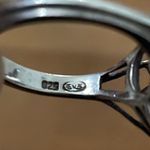 Vintage Sterling Silver Opal And Garnet Cluster Ring Womens Size 8 Photo 1