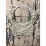 Princess Polly  Karla Crop top, size 6, sage green Photo 4
