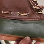 Seven7  Women's Speyside Duck Winter Boots Brown/ Green Lace Up Low Heel Sz 8 Photo 8