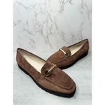 Amalfi Rangoni Loafers Womens Size 12.5 Suede Walk On Air Brown Slip On Shoes Brown Photo 3