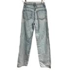REFORMATION JEANS Val 90s Mid Rise Straight Light Wash(Mooney)Vented Size 23 Blue Photo 1