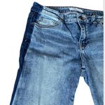 Cello Blue Side Stripe Straight Leg Crop Jeans Sz 7 Photo 2