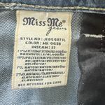Miss Me Signature Straight Jeans Embellished Low Rise Stretch Rhinestone Sz 28 Photo 9