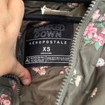 Aeropostale NWT Remixed Down Lightweight Floral Puffer Vest - Green, Size XS Photo 3