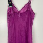 Wacoal  So Sophisticated Chemise 814287 Purple Large Mesh Lace Photo 5