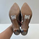 Clarks  Linvale Loop Pewter‎ Kitten Heels Pointed Toe Metallic Shoes Women Size 9 Photo 4