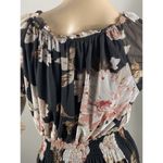 Enfocus Studio En Focus Size 8 Woman's‎ Black Multicolor print Dress Photo 3