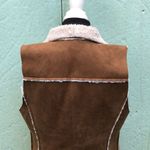Chico's Faux Suede/Faux Sherpa Open Front Vest 0 XS Photo 8