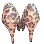 Attention  animal print suede like  heels 7M NWOB Photo 2
