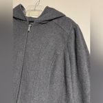 London Fog EUC  Grey Full Zip Up Hooded Coat with Pockets size 1X Photo 2