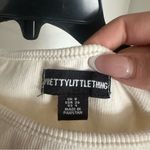 Pretty Little Thing PLT Cream Women's off shoulder Top Photo 1