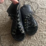 Ancient‎ Greek sandals gladiator lace up sandal 36 Handmade in Greece $269 Black Size 6 Photo 2