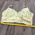 Aeropostale  floral lace button front cropped coquette tank top Photo 2