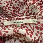 Tularosa  Jolene Red Floral Wrap Maxi Dress Sz XL COTTAGECORE Girly Romantic Photo 6