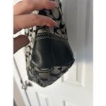 Coach  Vintage Hampton F13973 Handbag Signature Jacquard & Leather Gray/Black Photo 4