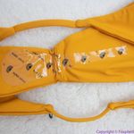 NEW Toast Swim String Bikini Bottom in‎ Marigold, M Gold Size M Photo 7