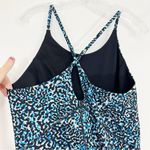 Athleta  Infinity Blue Cloud Printed Mini Romper Dress Size Medium Photo 6