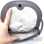 Kate Spade Leila Mini Flap Crossbody Purse in Hare Gray Leather wlr00396 Photo 3