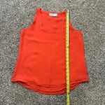 ALC Frank A.L.C. coral orange silk sleeveless top Photo 6