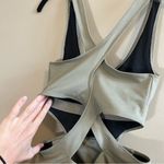 FP Movement Women’s Sage Green Back It Up Onesie Cut Out XS NWOT Photo 7