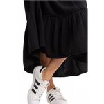 Abound  Cotton Gauze Tiered Maxi Skirt NWT Black Small Photo 7