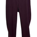 Balance Collection  Burgundy Mesh Ankle Leggings Photo 0