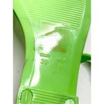 Jeffrey Campbell Jelly Sandals Womens Size 8 FLEURISSE Green Open Toe Floral Photo 11