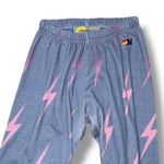 Aviator Nation  Blue, Pink, & Purple Bolt Repeat Sweatpants‎ Photo 5