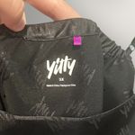 YITTY by Fabletics Black Satin 3X Cropped Camisole Tank Top Photo 3