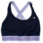 Champion Criss Cross Crop Top Black Sports Bra M Photo 2
