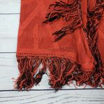 Miss Kelly 1999 Loose Knit Open Front Fringe Cardigan Sweater Women's Size Small Photo 1