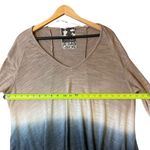 Young Fabulous and Broke  Ombré Asymmetrical  V-neck Sweater Photo 8