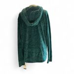 Gaiam  Yoga Elena Cowl Neck Hoodie Soft Corduroy Deep Teal Large Photo 1