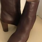 Seychelles women brown leather heel boots US 10 Photo 2