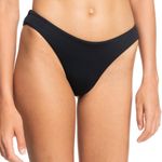 Roxy NWT  Solid Beach Classics Regular High Leg Bikini Bottom,‎ Anthracite Photo 0