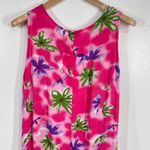 Phases Maxi Dress Hawaiian Pink Floral Sleeveless Muumuu Casual Resort Wear‎ XL Photo 4