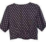 Banana Republic  Linen Blend Crop Wrap Style Top Size M Photo 5