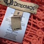 DEMOCRAC Y Elegant Pink Crochet Women's Top SZ-S Photo 7