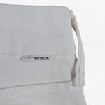 Mother White Navy Stripe Looker Ankle Glass Slipper Racer Skinny Jeans Size 27 Photo 13