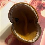 Mustard Yellow Leather Coin Purse Photo 5