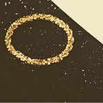Boutique Sparkling Yellow Gold Plated 925 Margarita Chain‎ Flexible Ring, Sz 6.5 Photo 1