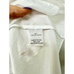 Engle Roberts Sleeveless Shirred Halter Tie Neck Blouse Top Women's Size M White Size M Photo 2