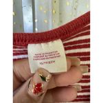 Levi's Women's 100% Cotton Stripe Short Sleeve Britt Snap Front Ribbed Top XS Photo 5