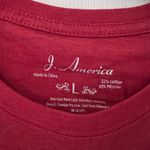 J. America  Red Short Sleeve Tee Ohio State Photo 1